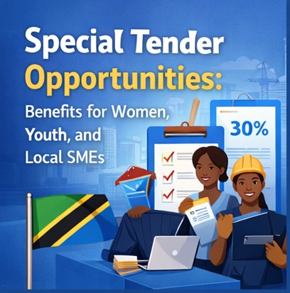 Special Tender Opportunities for Women, Youth & Local SMEs in Tanzania tender3